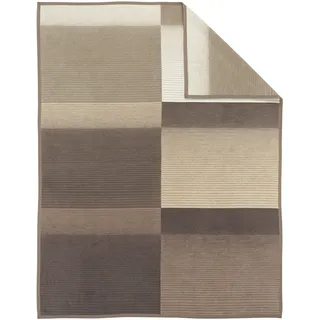 IBENA Granada Kuscheldecke 150 x 200 cm Beige/Braun