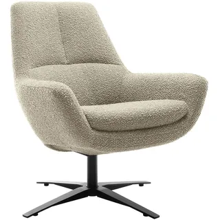 BeType Mid.you Sessel Beige, 81x92x83 cm, Made in EU, Lederauswahl, Stoffauswahl, Wohnzimmer, Sessel, Polstersessel