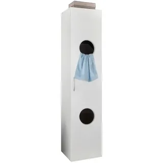 WIMEX Wäscheschrank Multiraumkonzept 40 x 185 x 40 cm Weiß
