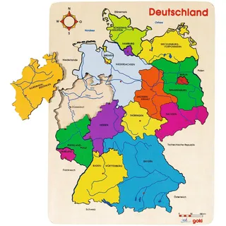 GoKi 57860 - Einlegepuzzle Deutschland II