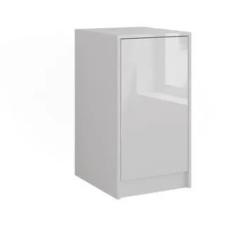 Vicco Sherry 40,2 x 76 cm Weiß/Weiß Hochglanz