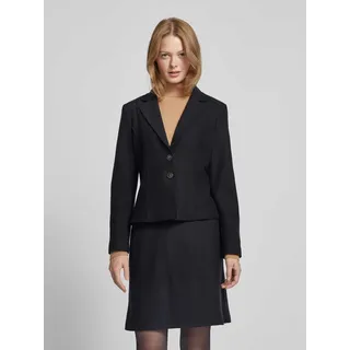 Blazer mit Reverskragen, Black, 40