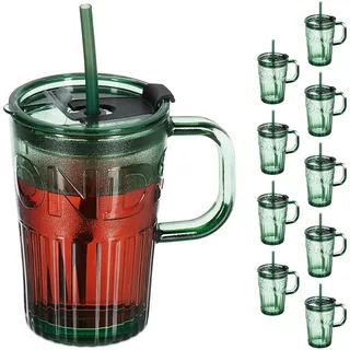 Relaxdays Wasser- & Saftglas 0,45 l 10 St.