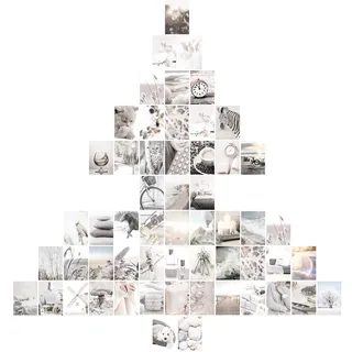 Ästhetische Wandcollage Weihnachten Poster Winter Style Hygge Modern. Für | jeden Raum geeignet. Weihnachten Christmas Xmas. 50+6 verschiedene Motive. 56 Karten. (Set Hygge)