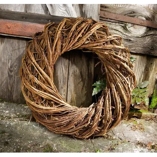 großer Reisigkranz Ø 47 cm, Wandkranz, Türkranz, Dekokranz, Naturkranz