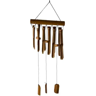 WORU Windspiel Bambus-Windspiel, 12 Röhren, Klangspiel in ca. 25 cm oder ca. 40 cm 40 cm
