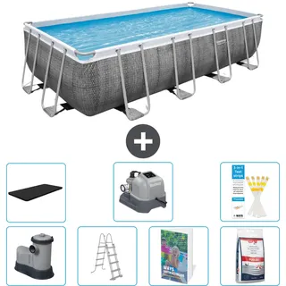 Bestway Power Steel Rechteckig - 549x274x122 Cm - 8-teilig  S649