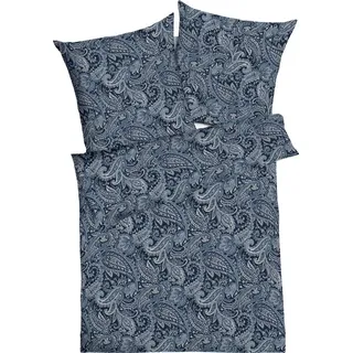 KAEPPEL Glory Paisley Blau 155 x 220 cm + 80 x 80 cm
