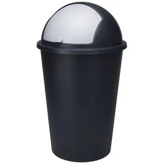 Spetebo Mülleimer 50 l Schwarz