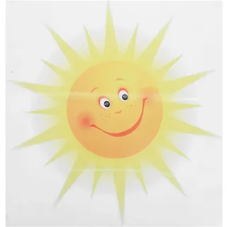 IMIKEYA Sonnen-Wandaufkleber Wandtattoo Sonne Mit Gesicht Dekorativer Aufkleber Für Wohnzimmer Schlafzimmer Und Kinderzimmer Für Glatte Wände Fliesen Und Schränke
