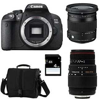 CANON EOS 700D + SIGMA 17-70 CONTEMPORARY + SIGMA 70-300 DG APO MACRO + Sac + Carte Sd 4 Go