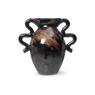Vase Verso Table black/brown