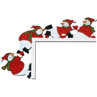 Türrahmen Weihnachtsdeko Mit Klebeband Weihnachten Elch Weihnachtsmann Creative