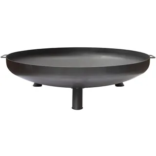 Grillfürst Feuerschale Ø 120 cm aus Stahl - Feuerschale für den Garten oder die Terrasse, massiv, langlebig und hitzebeständig, für Lagerfeuer oder als Kochstelle, Durchmesser 120 cm