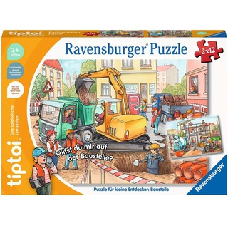 Ravensburger Verlag - tiptoi® Puzzle für kleine Entdecker: Baustelle