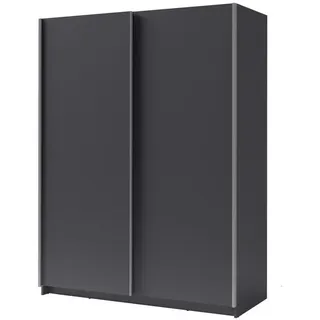 masseno Schwebetürenschrank ELRON 150,6 x 198,5 x 62 cm Grau