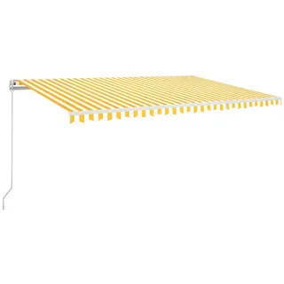 vidaXL Gelenkarmmarkise 500 x 300 cm gelb