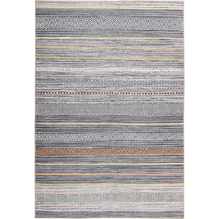 Teppich ME GUSTA "Faye 1125" Teppiche Gr. B/L: 190 cm x 290 cm, 6 mm, 1 St., bunt (multi) Esszimmerteppiche Flachgewebe