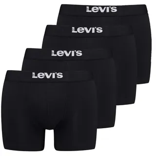 Levi's Herren Boxershort 4er Pack Solid Basic Boxer Brief ORG CO 4P Ecom