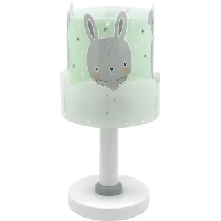 Dalber Kinder Tischlampe Nachttischlampe kinderzimmer Baby Bunny Kaninchen grün, 61151H, E14