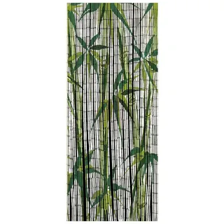 Maximex Türvorhang Modell Bamboo (1 St), Hakenaufhängung, abdunkelnd, Insekten- und Sichtschutz aus Bambus, für Balkon oder Terrasse grün