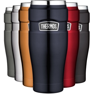 THERMOS Becher 0,47L Isolierbecher KFZ Auto Kaffee Camping Trinkbecher Edelstahl Farbe: Midnight blue