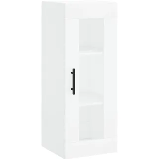 vidaXL Wandschrank Weiß 34,5x34x90 cm