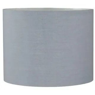 Licht-Erlebnisse BASIC Lampenschirm rund Ø25 cm Grau Stoff