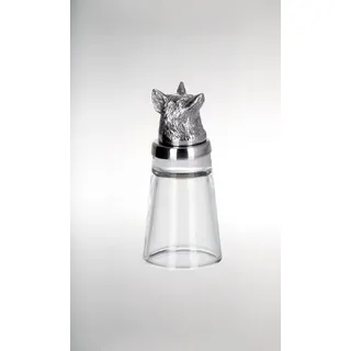 Schnapsglas Fuchs H 10,0 cm D 4,5 cm, 4 cl Edelstahl