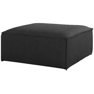Fun Möbel Polsterhocker Celes Premium 105 x 40 x 105 cm Grau