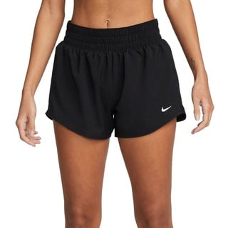 Nike Damen Dri-Fit One Mid-Rise 3" Brief-Lined Shorts schwarz