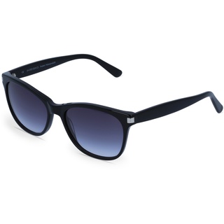 Fielmann LN 005 SUN CL Damen-Sonnenbrille Vollrand Eckig Blockacetat-Gestell, schwarz