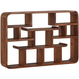 Wohnling Wandregal 80 x 15 x 55 cm Rosenholz
