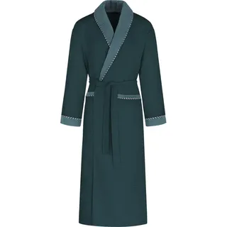 normani Herren Bademantel Waffelpique Moyo in Blau | Gr.: 5XL
