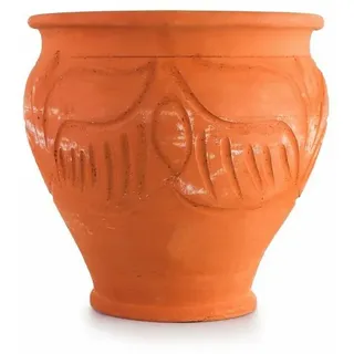 Marokkanischer Keramik-Blumentopf Kora 4 Ton Natur