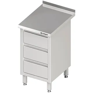 Stalgast Schubladenschrank mit 3 Schubladen 45,0 x 60,0 x 85,0 cm