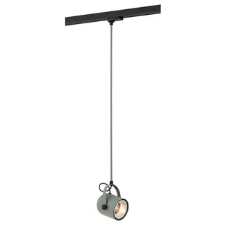Argon 4313 - Hängeleuchte für Schienensystem NET 1xE27/15W/230V grün - Grün/Schwarz