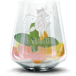 Mr. & Mrs. Panda Cocktailglas Bär Seifenblasen, Tumbler, Transparent, Cocktail Glas, Martini, Apero, Premium Glas, getränkeglas Hugo Glas Cocktail Glas