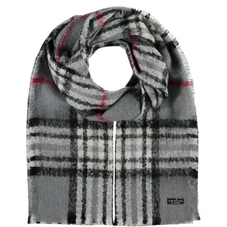 Fraas XXL-Schal Cashmink® Stola, (1, mit Schnittfransen) grau|rosa