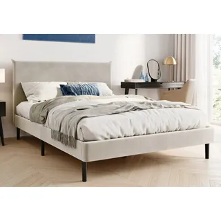 home collective Polsterbett 140 x 200 cm Beige