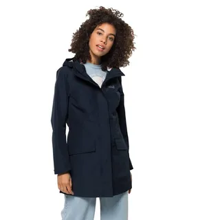 Jack Wolfskin Damen Cape York Paradise Coat W Mantel, night blue, XXL EU