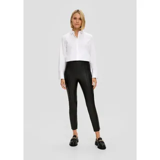 s.Oliver 7/8-Hose Hose Skinny: Hose aus Lederimitat schwarz 38