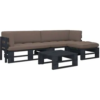 Paletten Lounge Set Gartenmöbel Palettensofa Sofa Kiefernholz Imprägniert vidaXL