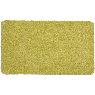 ASTRA waschbarer Fußabstreifer Baumwolle – saugstarke Fußmatten Entra – rutschfeste Matte – (75 x 130 cm – grün)