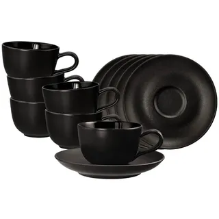 SELTMANN WEIDEN Liberty Velvet Black Espressotasse 0,1 l Schwarz 6 St.