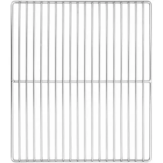 vidaXL Grillrost 40 x 35 cm Edelstahl weiß