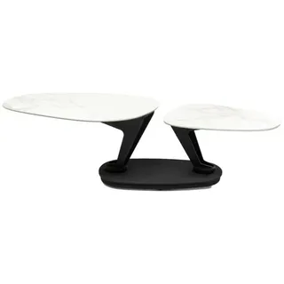 Kare Couchtisch Franklin, Weiß, 150x58cm