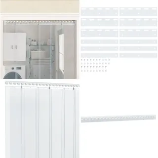 Vidaxl - Klemmleisten 6 Stk. Silbern 20 cm Edelstahl - Klemmleisten - Edelstahl - Streifenvorhänge - pvc Vorhänge - Gardinenzubehör - Home & Living