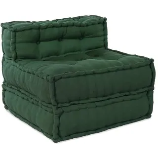 vidaXL Pouf Modular Stoff 70 x 54 x 70 cm Grün