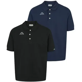 Kappa Polo KMLogo Maltaxita 2-Pack blau/schwarz L
